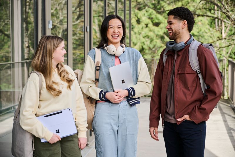 Photo of Microsoft employees