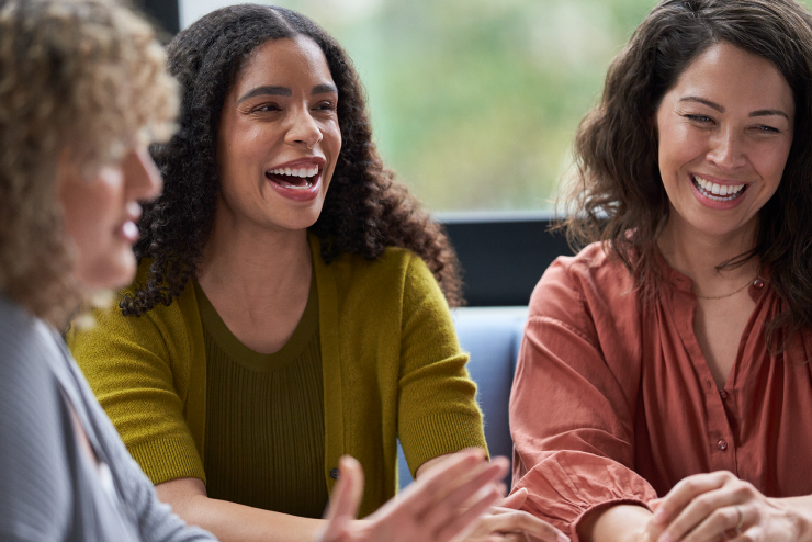 image of a group of Microsoft employees