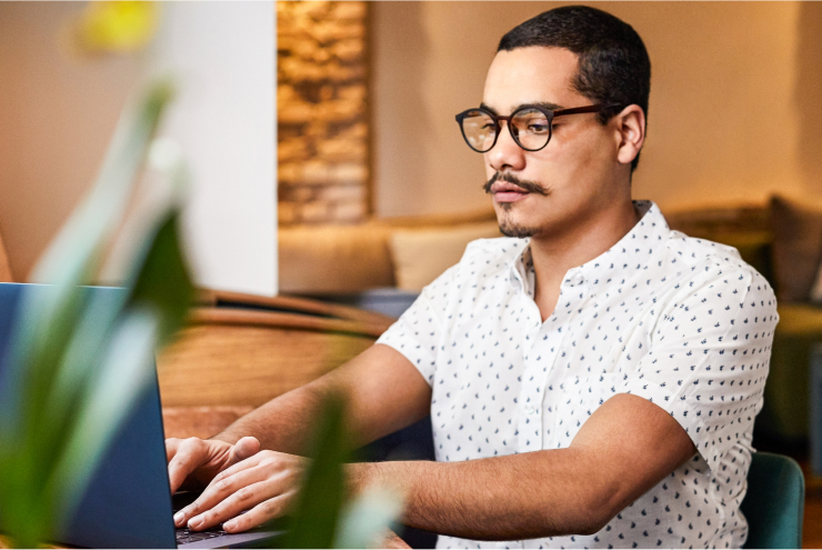 Photo of Microsoft employee